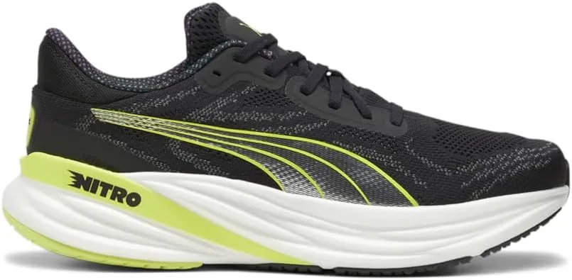 PUMA Mens Magnify Nitro 2 Psychedelic Rush Running Sneakers Shoes - Black - Size 7.5 M, 38007801