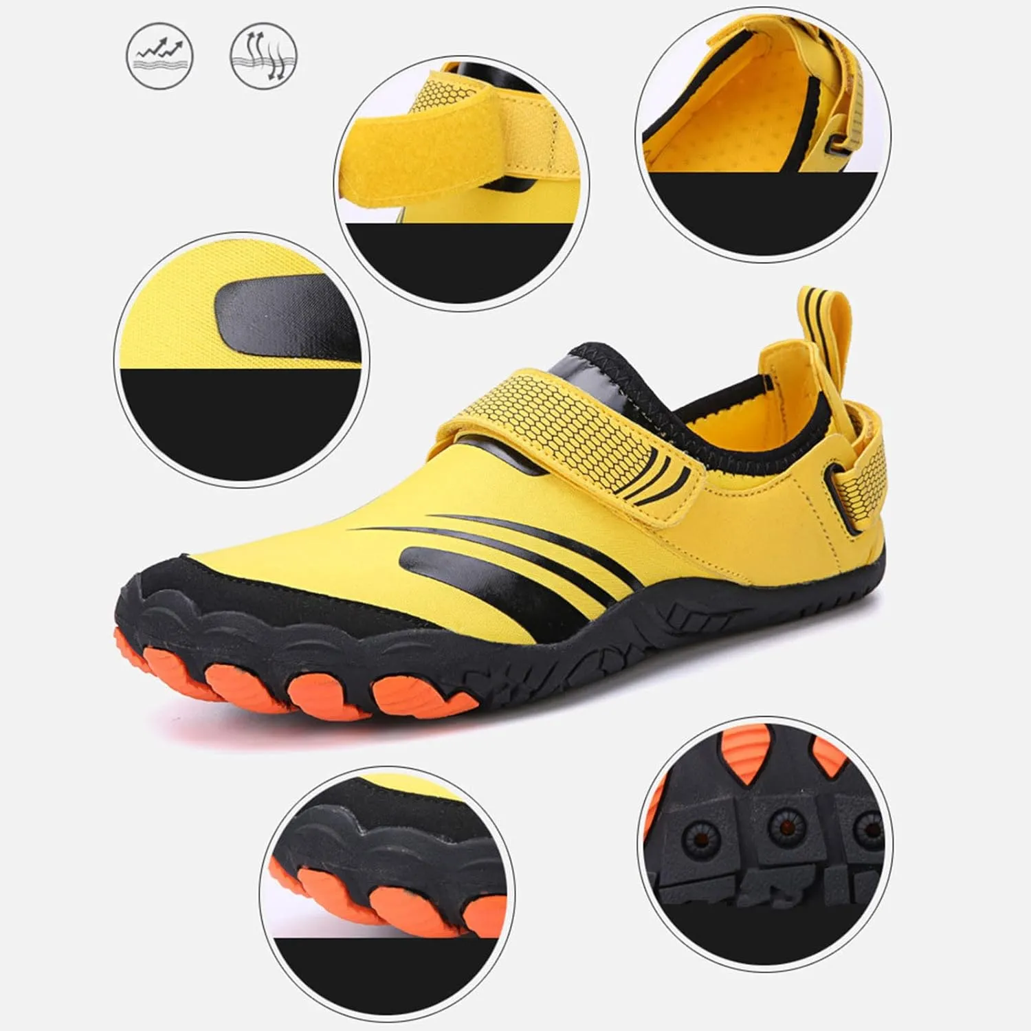 Quick Dry Beach Water Shoes Barefoot Aqua for Women Men Swim Pool Surf Yoga Hiking Kayaking Lightweight Non Slip Outdoor Shoes