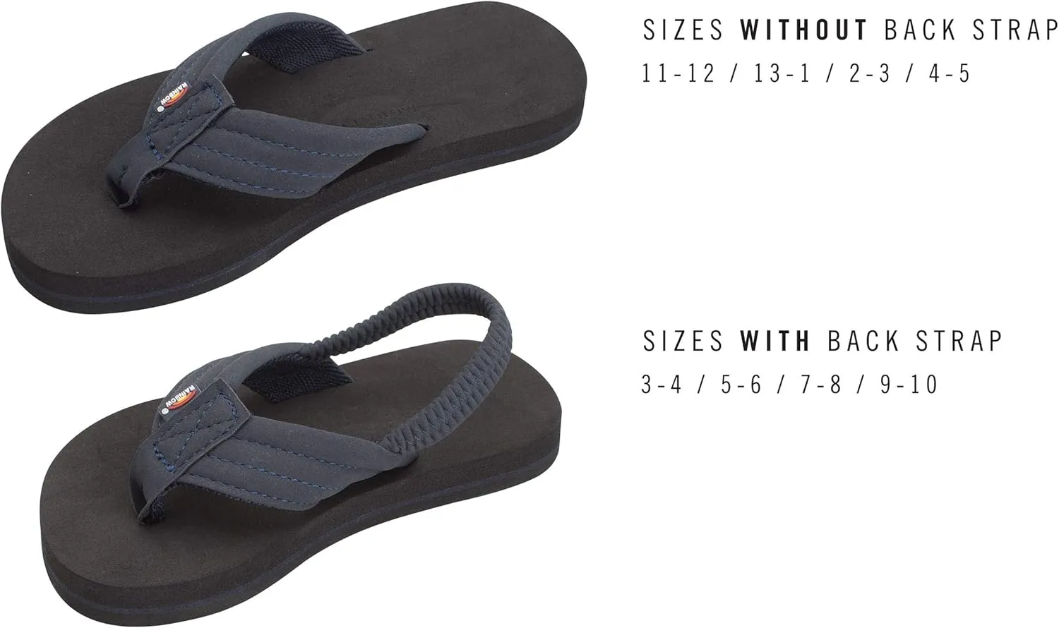 Rainbow Sandals Kid's Grombow's Soft Top Rubber w/Neoprene Narrow Strap