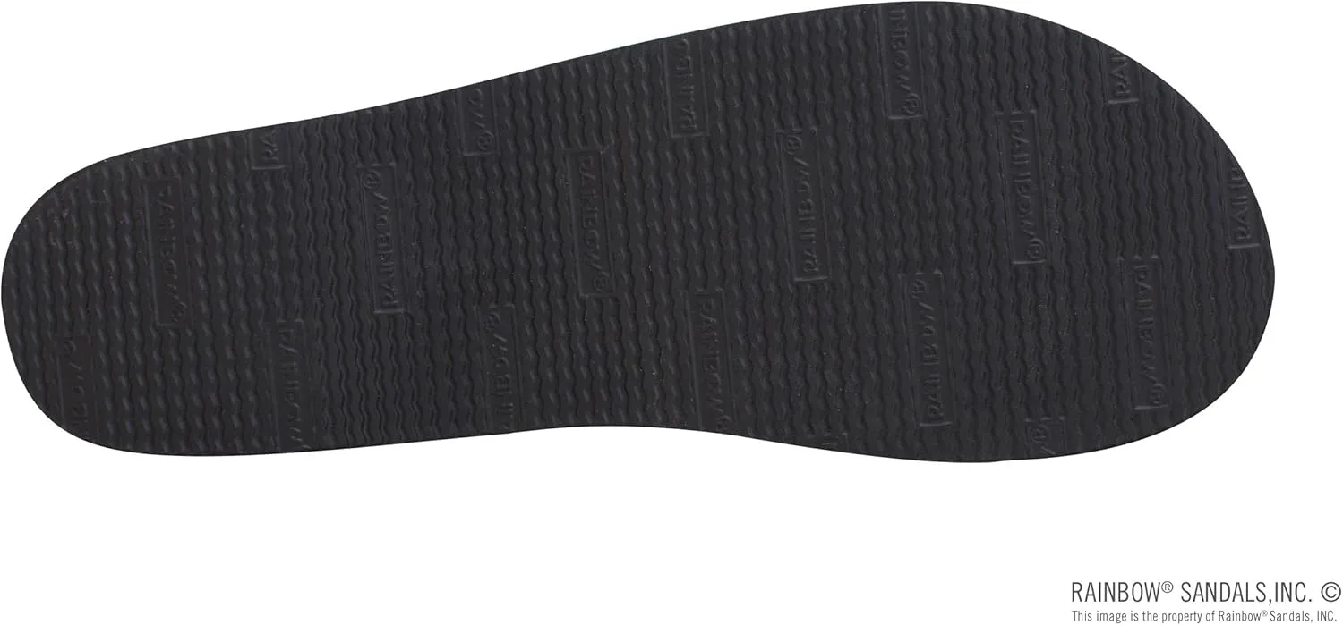 Rainbow Sandals Women's Four Layer Wedge Soft Rubber Top w/EVA Filled 3/4" Nylon Strap