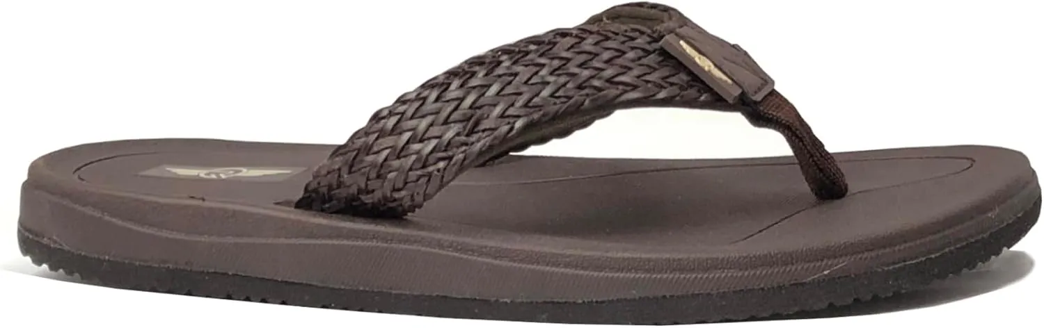 REDVOLUTION Women's Rhinestone Sandals Soft Platform Footbed Midsole Fashion Flip Flop