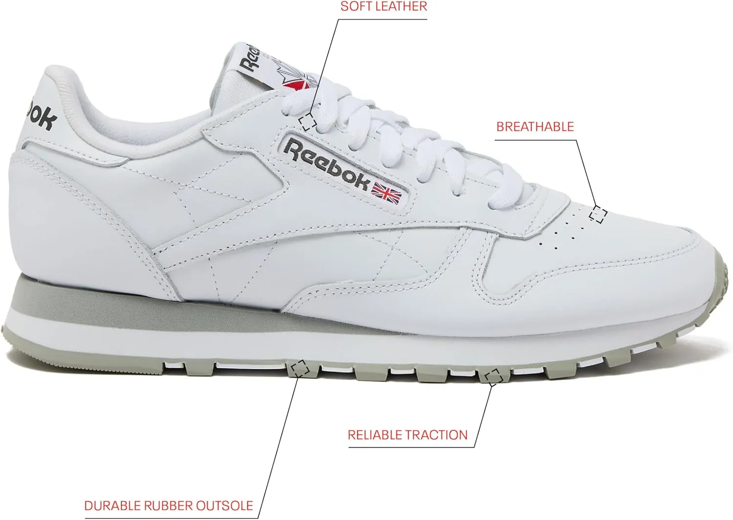 Reebok Unisex Adult Classic Leather