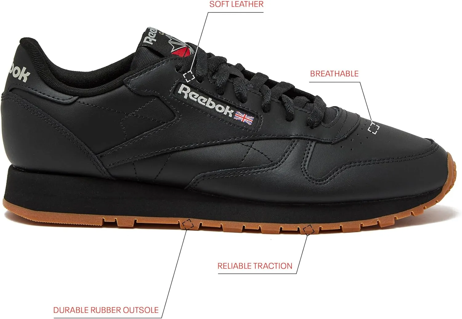 Reebok Unisex Adult Classic Leather