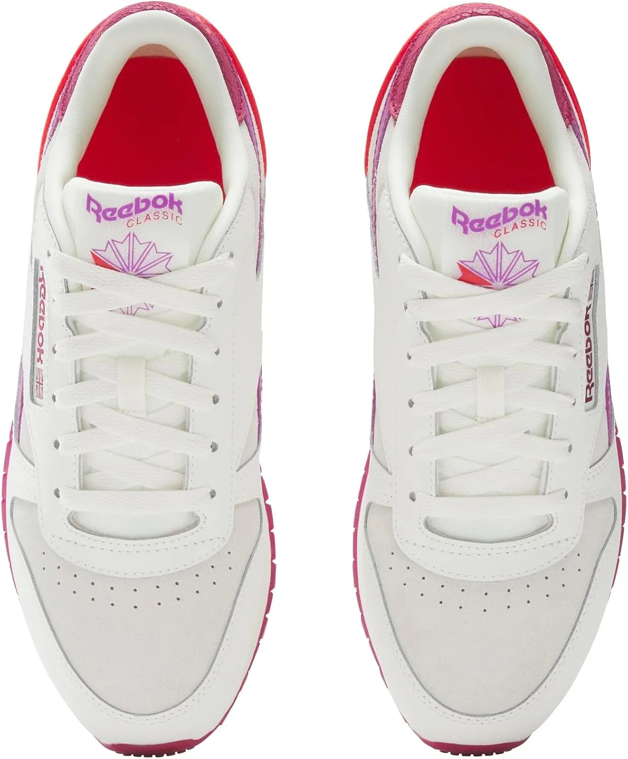 Reebok Women's Classic Leather Sneakers Black Or White Tennis Shoes Size 5 to 11