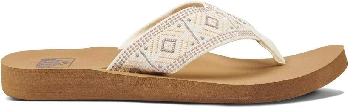 REEF Spring Woven Women's Beach Flip Flop, Soft Woven Strap & Cushion Footbed