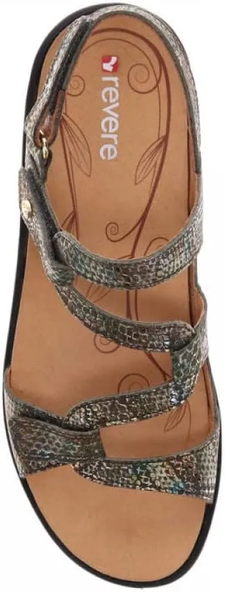 Revere Emerald 3 Women’s Sandals - Premium Soft Leather, Adjustable Straps & Contoured Footbed - Orthotic Arch Support for Stylish Comfort & All-Day Wear