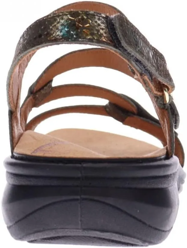 Revere Emerald 3 Women’s Sandals - Premium Soft Leather, Adjustable Straps & Contoured Footbed - Orthotic Arch Support for Stylish Comfort & All-Day Wear