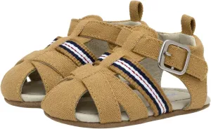 Robeez Baby Boys and Unisex First Kicks Slip Resistant Sandals for Infant and Toddler, 0-24 Months