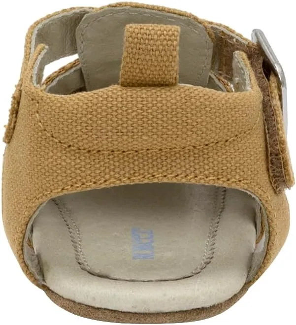 Robeez Baby Boys and Unisex First Kicks Slip Resistant Sandals for Infant and Toddler, 0-24 Months