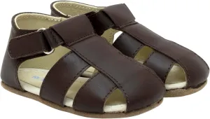Robeez Baby Boys and Unisex First Kicks Slip Resistant Sandals for Infant and Toddler, 0-24 Months
