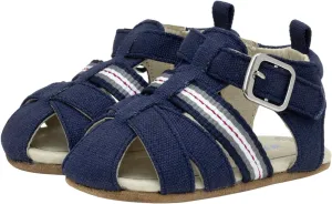 Robeez Baby Boys and Unisex First Kicks Slip Resistant Sandals for Infant and Toddler, 0-24 Months