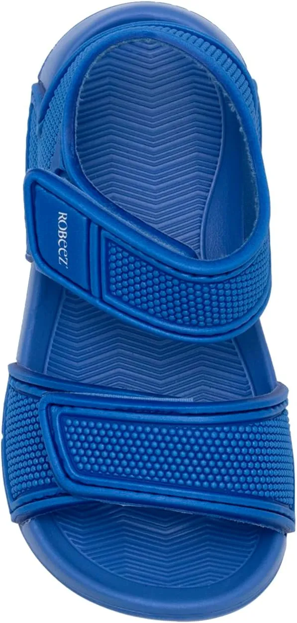 Robeez Baby Boys and Unisex First Kicks Slip Resistant Sandals for Infant and Toddler, 0-24 Months