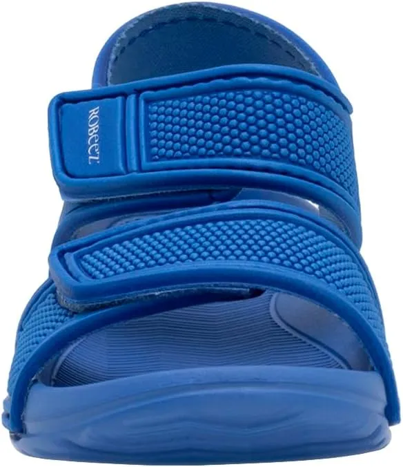 Robeez Baby Boys and Unisex First Kicks Slip Resistant Sandals for Infant and Toddler, 0-24 Months