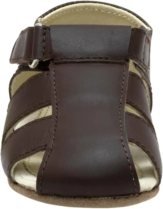 Robeez Baby Boys and Unisex First Kicks Slip Resistant Sandals for Infant and Toddler, 0-24 Months