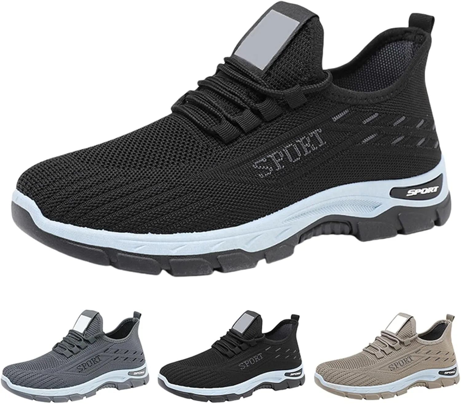Running Shoes for Men Gym Tennis Athletic Mesh Sneakers Lightweight Sports Fashion Breathable Casual Shoes