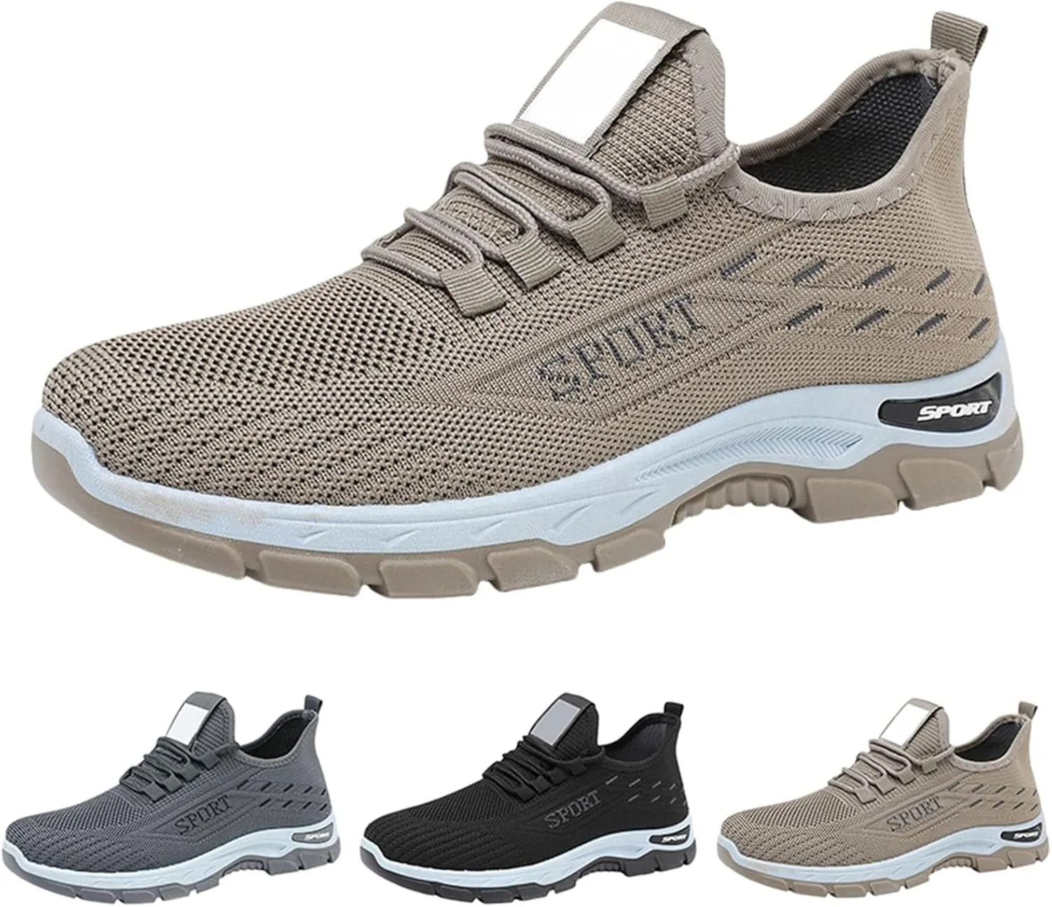 Running Shoes for Men Gym Tennis Athletic Mesh Sneakers Lightweight Sports Fashion Breathable Casual Shoes