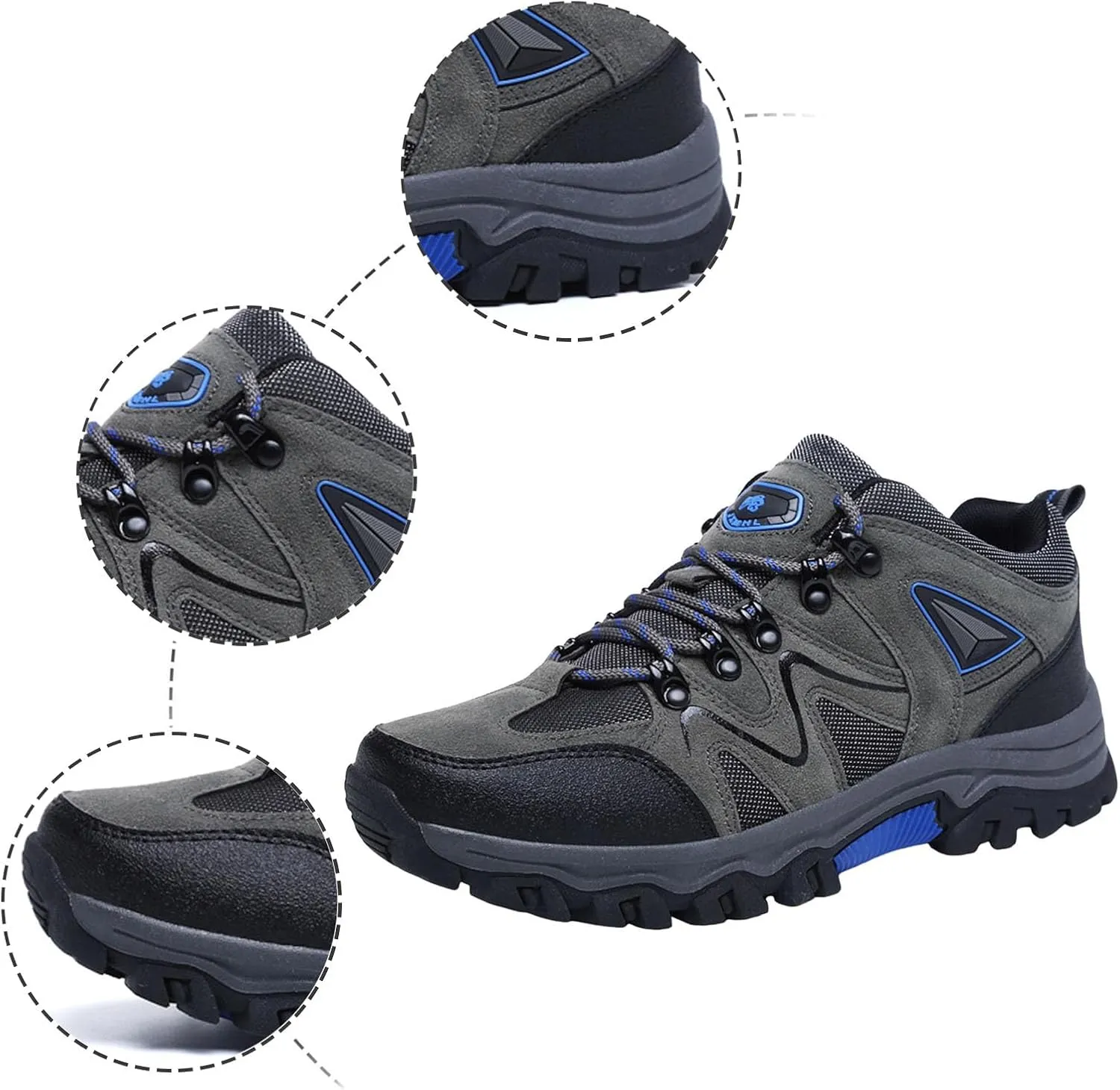 Running Shoes for Men Sports Low Top Mountaineering Summer and Autumn Workout Mens Sneaker