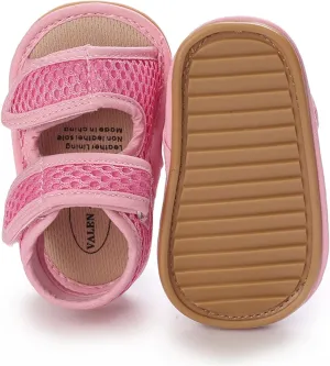 RVROVIC Baby Boys Girls Sandals Premium Infant Summer Outdoor Shoes PU Lightweight Soft Anti-Slip Sole Toddler Prewalker