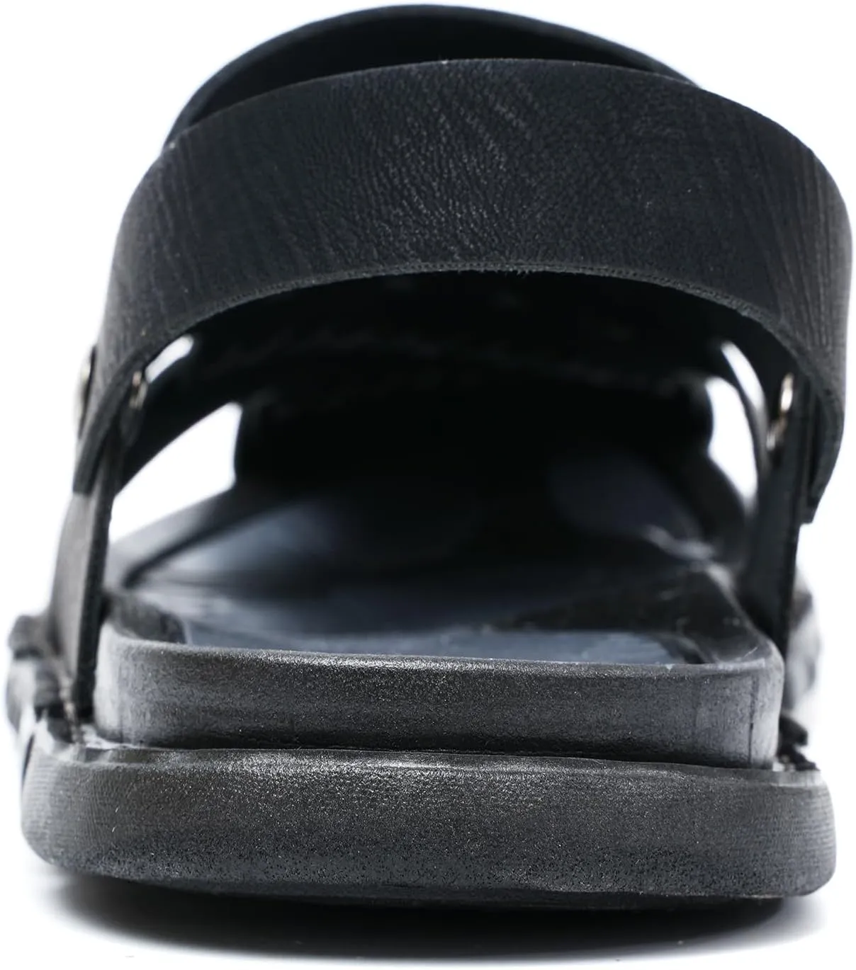 Sandals For Men Indoor and Outdoor Beach Casual Closed Toe Water Sandals Leather Slip On Two uses Waterproof Athletic Handmade Slippers Soft
