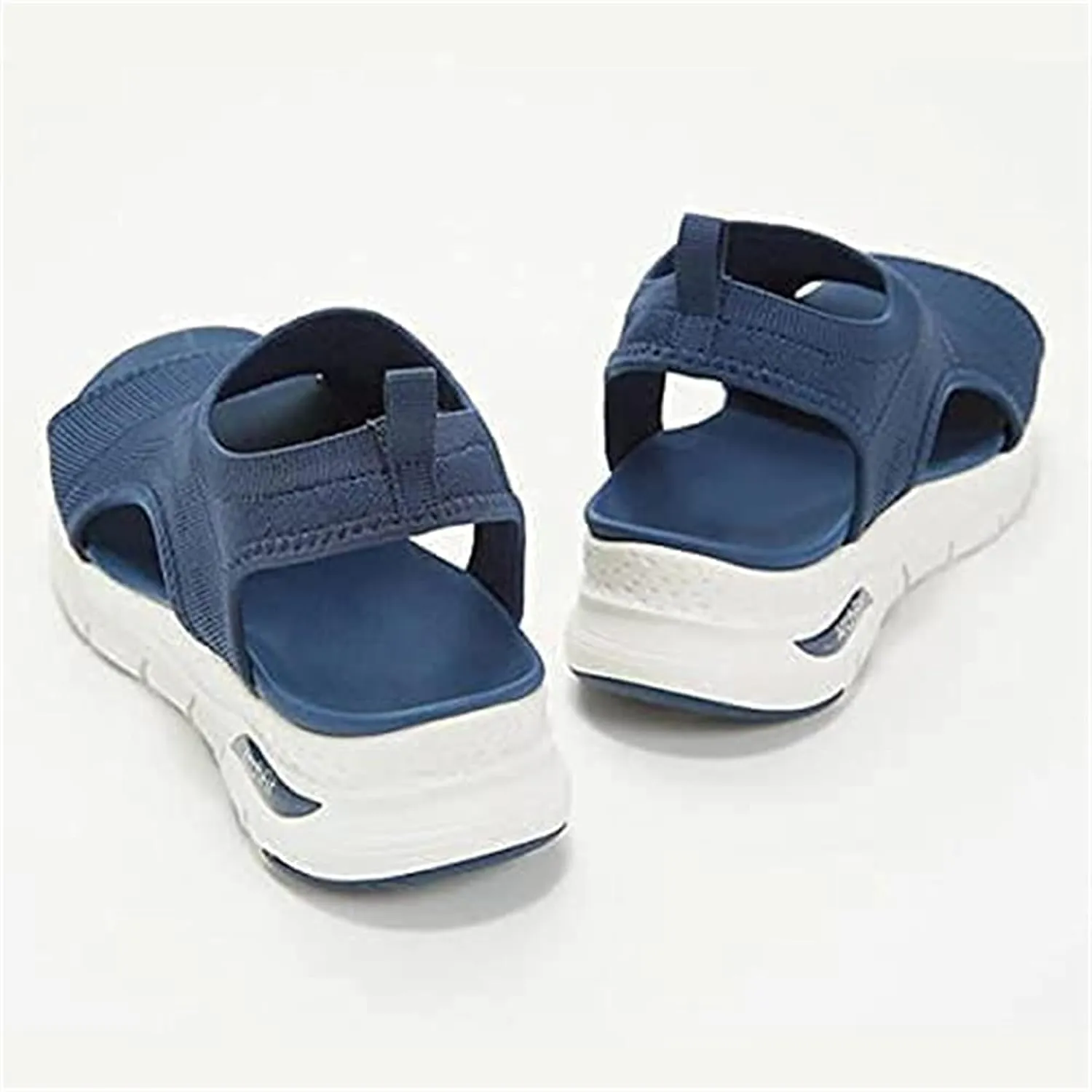 Sandals for Women Casual Summer ​Soft & Comfortable Sandals Washable Slingback Orthopedic Slide Sport Sandals-Mesh Upper Breathable Sandals Adjustable Cross-Strap Design,Brown,US6/EU37