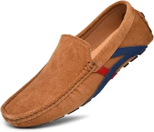 Santimon Men's Driving Shoes Loafers Moccasin Slip-On Boat Shoes for Men