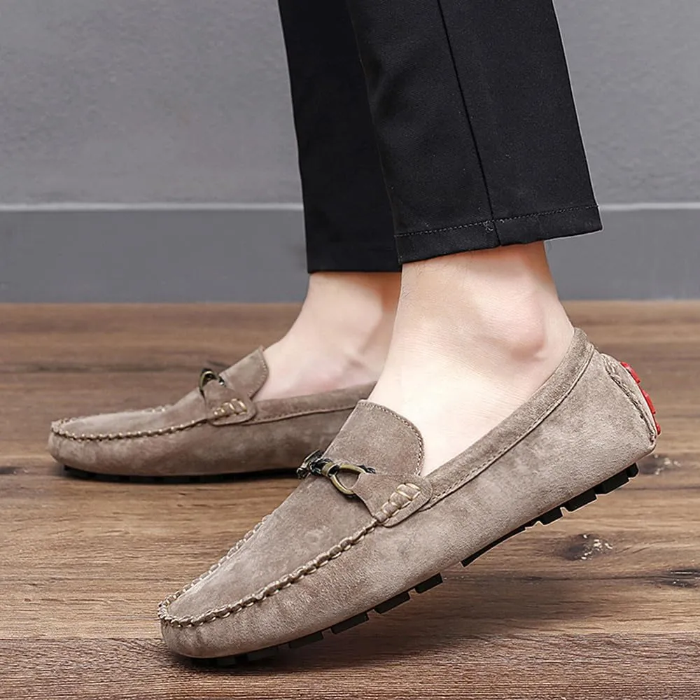 Santimon Men's Driving Shoes Loafers Slip On Genuine Leather Moccasins Boat Shoes, Casual Shoes for Men, Boat Shoes for Men, Walking Shoes for Men
