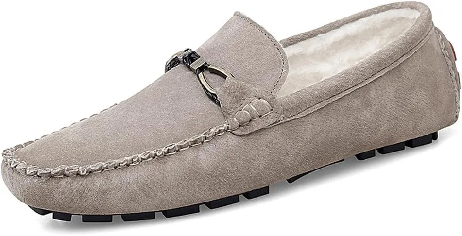 Santimon Men's Driving Shoes Loafers Slip On Genuine Leather Moccasins Boat Shoes, Casual Shoes for Men, Boat Shoes for Men, Walking Shoes for Men