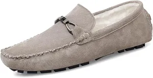 Santimon Men's Driving Shoes Loafers Slip On Genuine Leather Moccasins Boat Shoes, Casual Shoes for Men, Boat Shoes for Men, Walking Shoes for Men