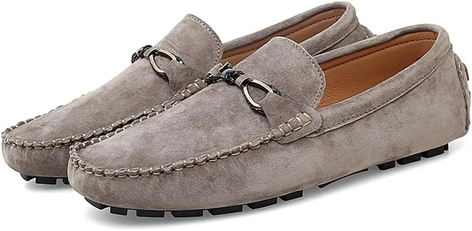 Santimon Men's Driving Shoes Loafers Slip On Genuine Leather Moccasins Boat Shoes, Casual Shoes for Men, Boat Shoes for Men, Walking Shoes for Men