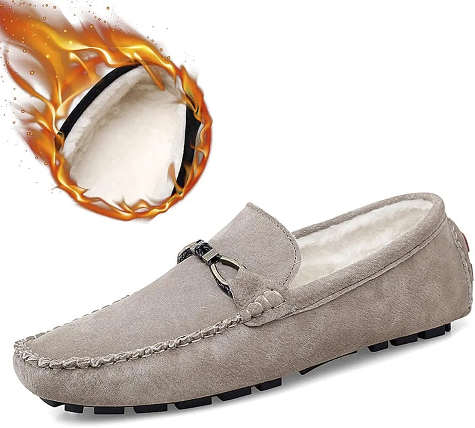 Santimon Men's Driving Shoes Loafers Slip On Genuine Leather Moccasins Boat Shoes, Casual Shoes for Men, Boat Shoes for Men, Walking Shoes for Men