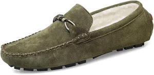 Santimon Men's Driving Shoes Loafers Slip On Genuine Leather Moccasins Boat Shoes, Casual Shoes for Men, Boat Shoes for Men, Walking Shoes for Men