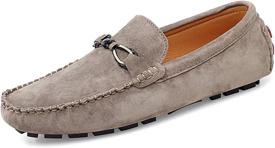 Santimon Men's Driving Shoes Loafers Slip On Genuine Leather Moccasins Boat Shoes, Casual Shoes for Men, Boat Shoes for Men, Walking Shoes for Men