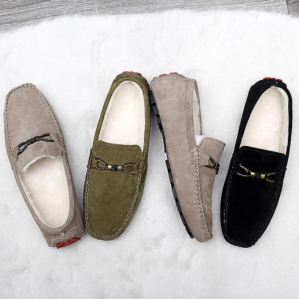 Santimon Men's Driving Shoes Loafers Slip On Genuine Leather Moccasins Boat Shoes, Casual Shoes for Men, Boat Shoes for Men, Walking Shoes for Men