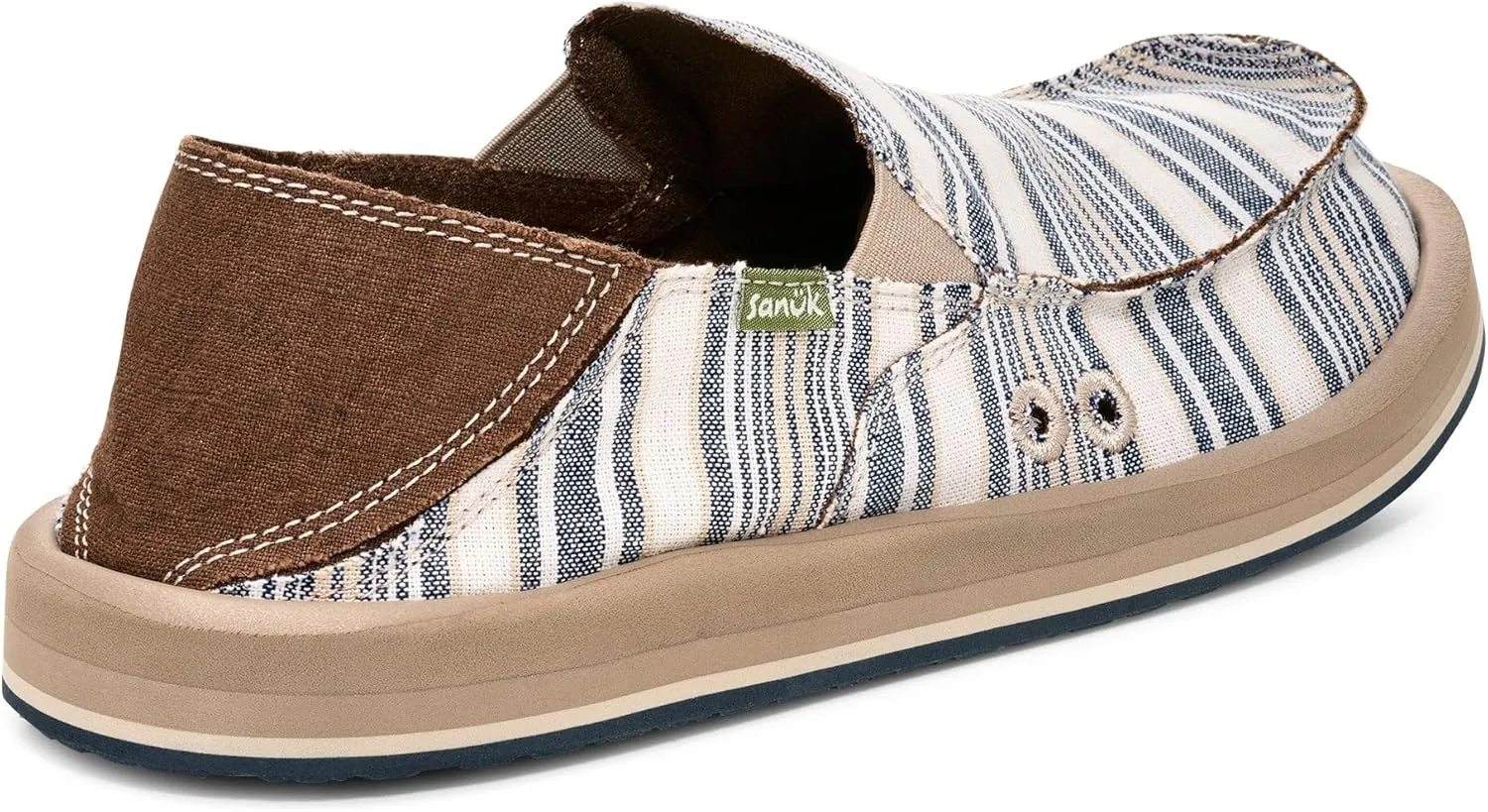 Sanuk Mens Donny Nautical Loafers | Mens Shoes | Slip On Shoes for Men | Men's Slip-on Loafers | Memory Foam Footbed
