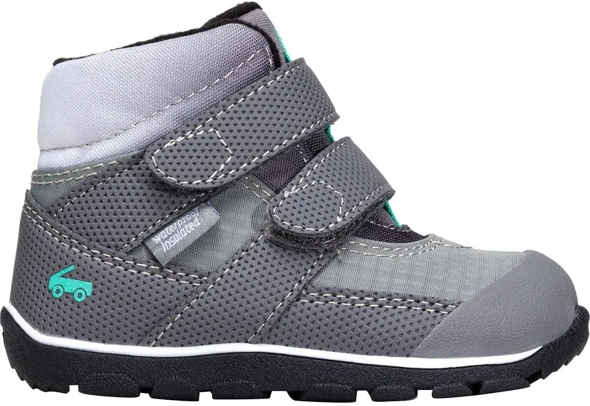 See Kai Run Atlas II - Waterproof and Insulated Winter Boots for Little Kids - Gray/Gradient, Little Kid 11