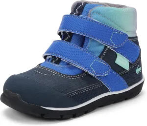 See Kai Run Atlas II - Waterproof and Insulated Winter Boots for Little Kids - Navy/Gradient, Toddler 9