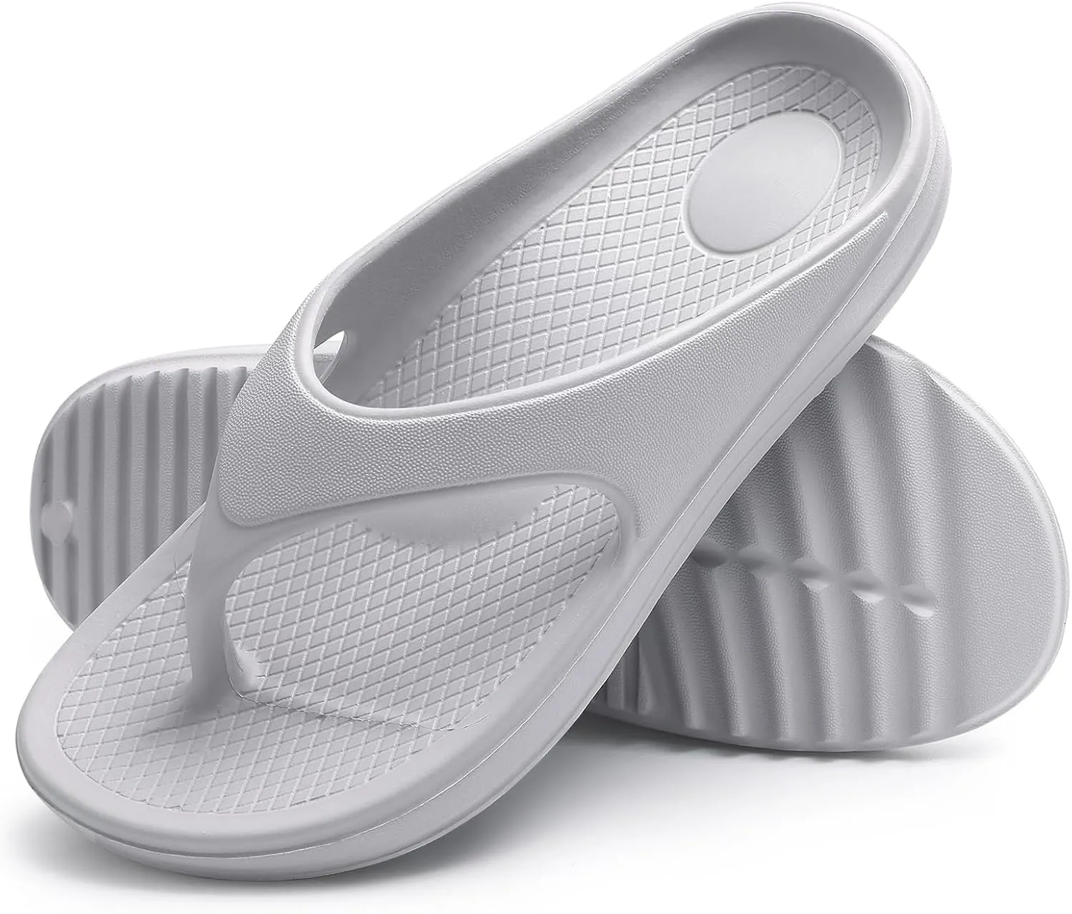 shevalues Orthopedic Sandals for Women Arch Support Recovery Flip Flops Pillow Soft Summer Beach Shoes