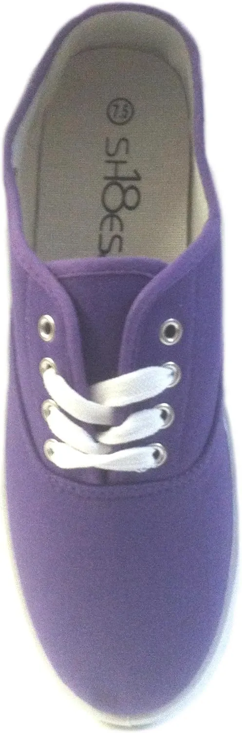 Shoes8teen Womens Canvas Decks Sneakers 18 Colors Available