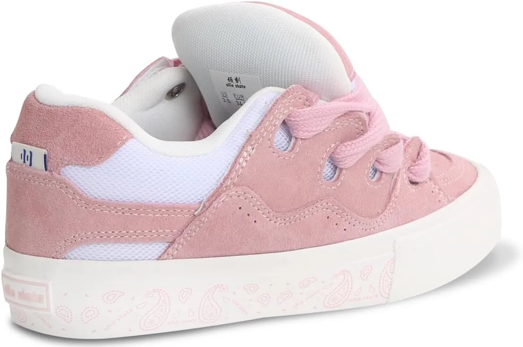 Skate Shoes Lace-up Skateboarding Shoes Mens Skateboard Shoes Low Top Sneakers Skate Shoes for Men Women
