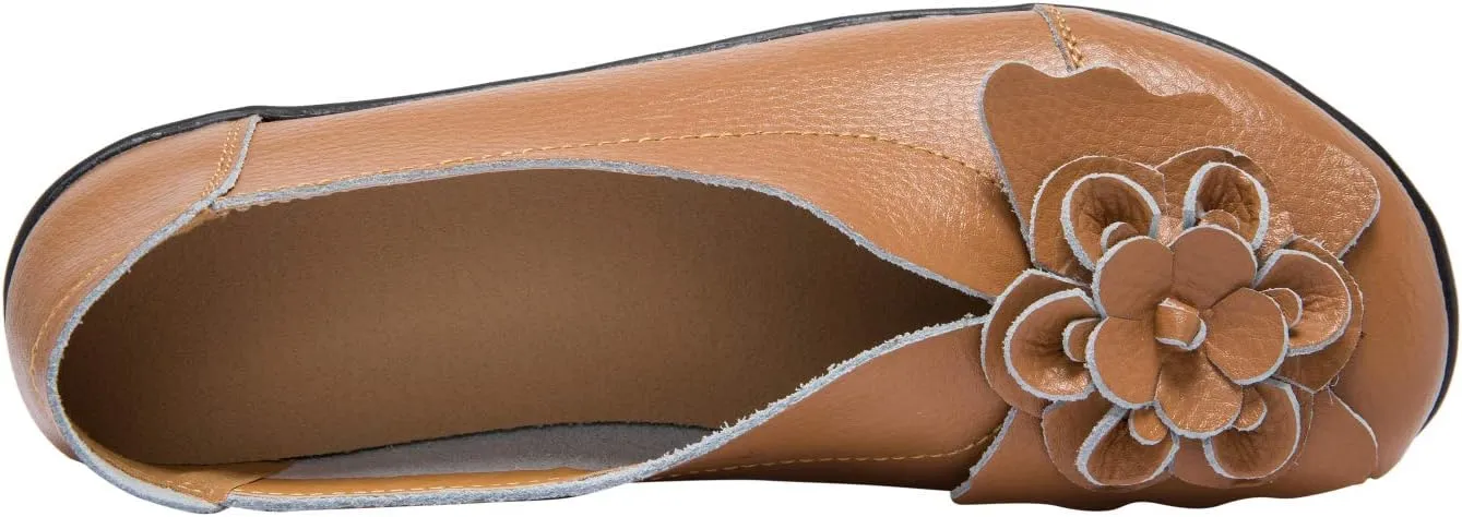 Slip on Loafers for Women Comfortable Walking Work Flats Shoes for Casual Driving Evening Going Office Shopping Standing