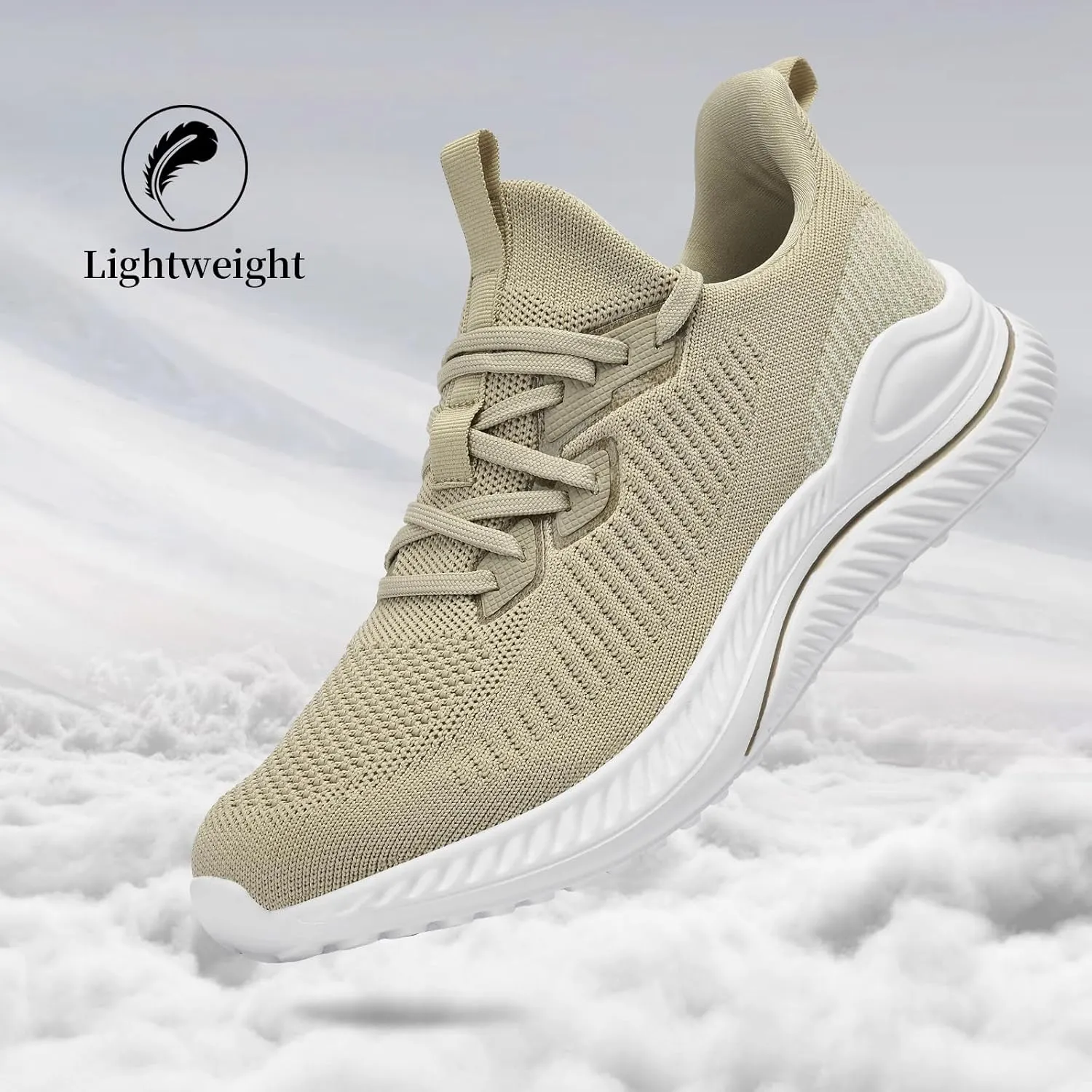 Slow Man Mens Walking Sneakers Wide Width Slip on Tennis Shoes,Lightweight Breathable Running Shoes,Ideal for Athletic Workout Gym Jogging and Casual Wear
