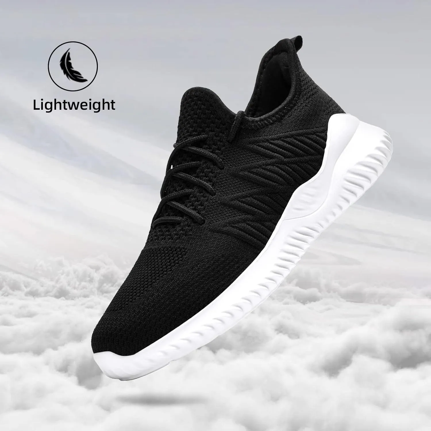 Slow Man Womens Walking Tennis Shoes Fashion Slip on Comfortable Lightweight Memory Foam Athletic Casual Sneakers for Running Gym Workout Nurse