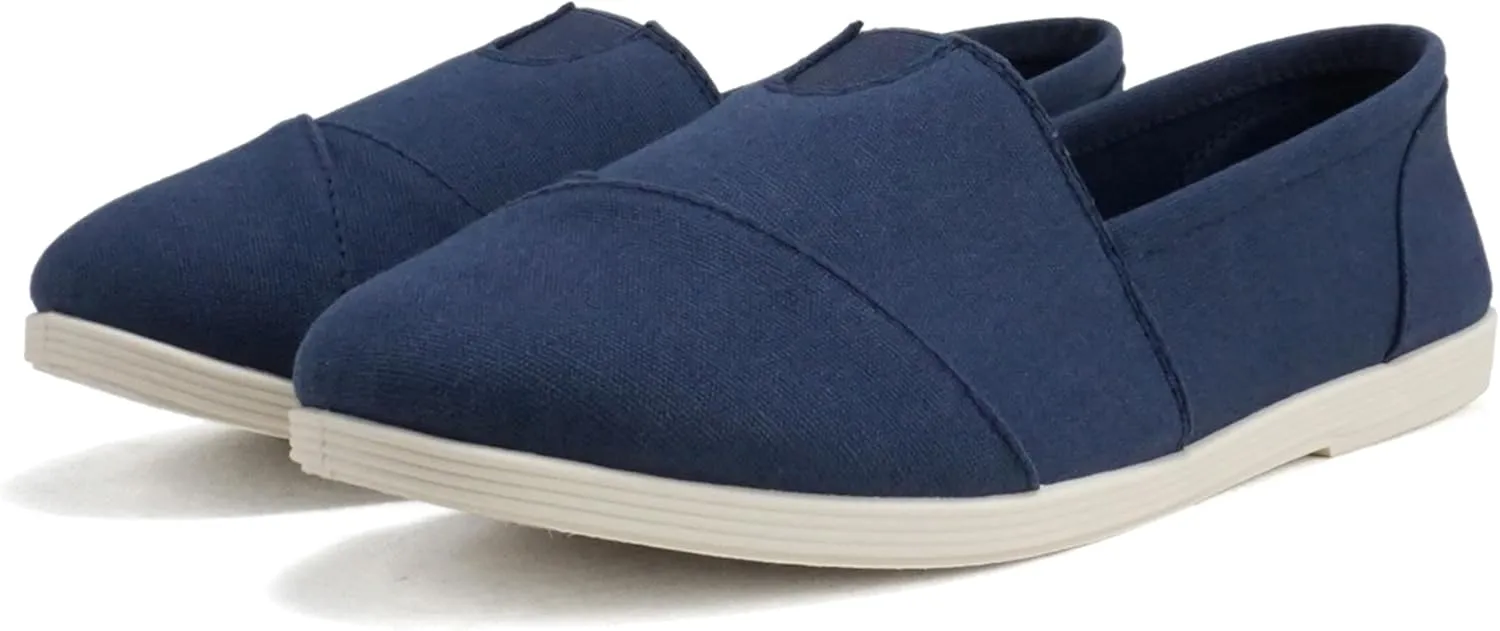 Soda Shoes Women's Obji Round Toe Casual Flat with Padded Insole