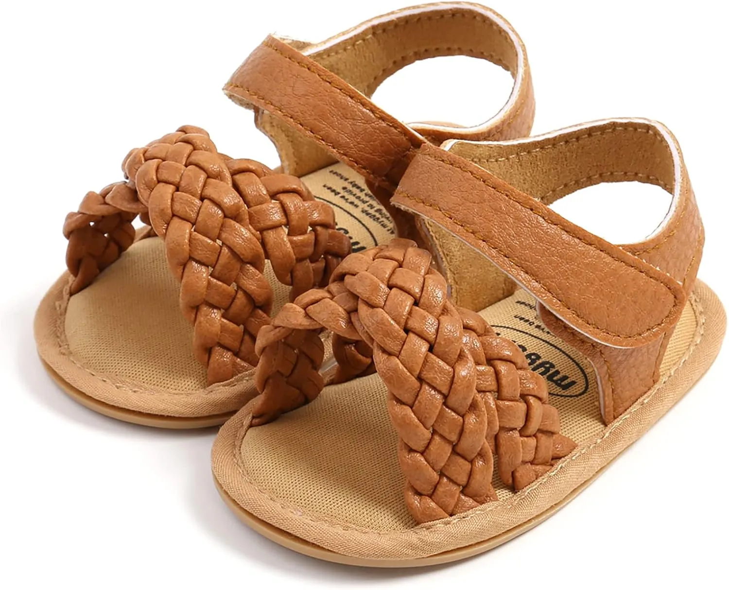SOFMUO Baby Girls Boys Sparkly Bowknot Sandals Premium Soft Anti-Slip Rubber Sole Infant Summer Outdoor Shoes Toddler First Walkers