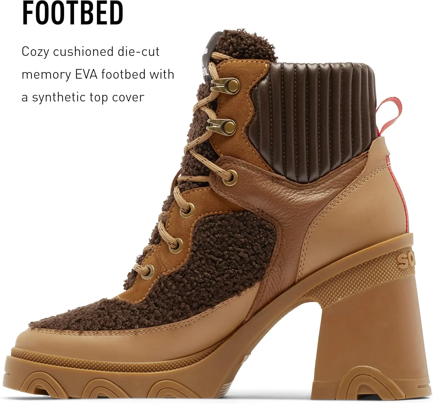 Sorel Women's Brex Heel Cozy Lace Boot