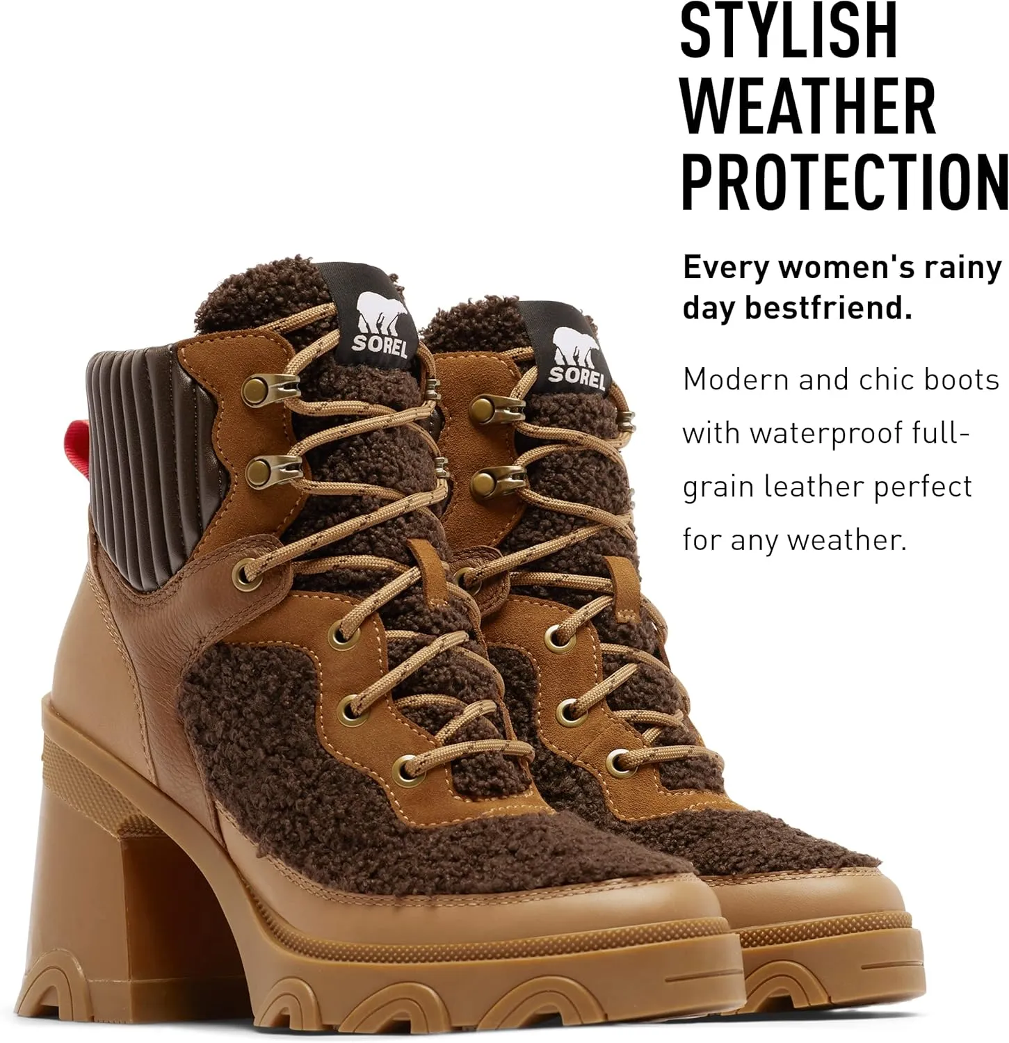 Sorel Women's Brex Heel Cozy Lace Boot