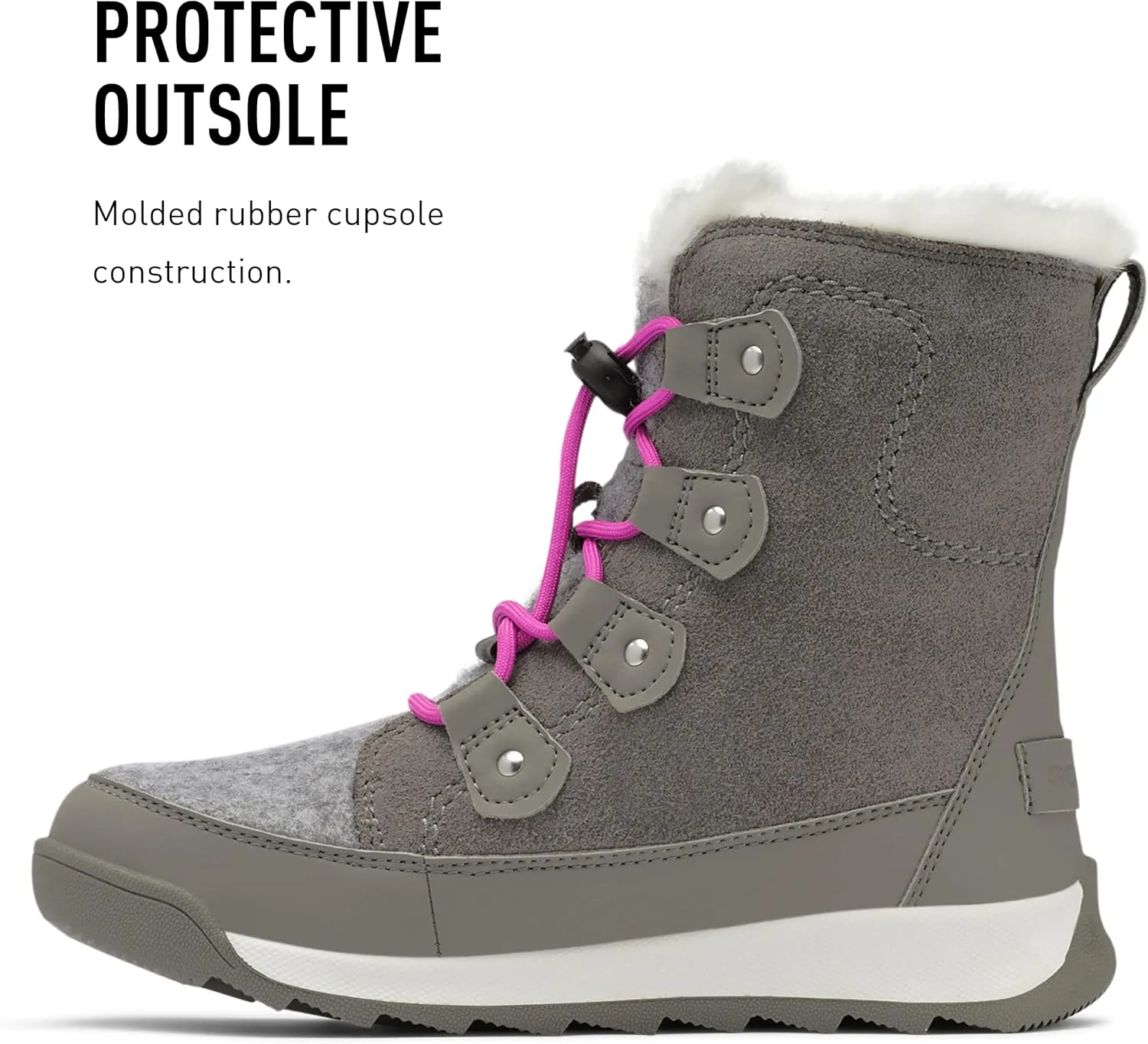 Sorel Young Whitney II Joan Lace Boot — Waterproof Winter Boots