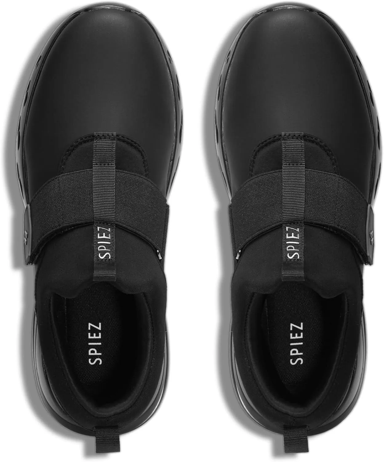 SPlEZ Waterproof Work Shoes for Men & Women, Non-Slip, Oil-Resistant Slip-On Chef Sneakers for Kitchen & Food Service, Black (4.5-13.5)