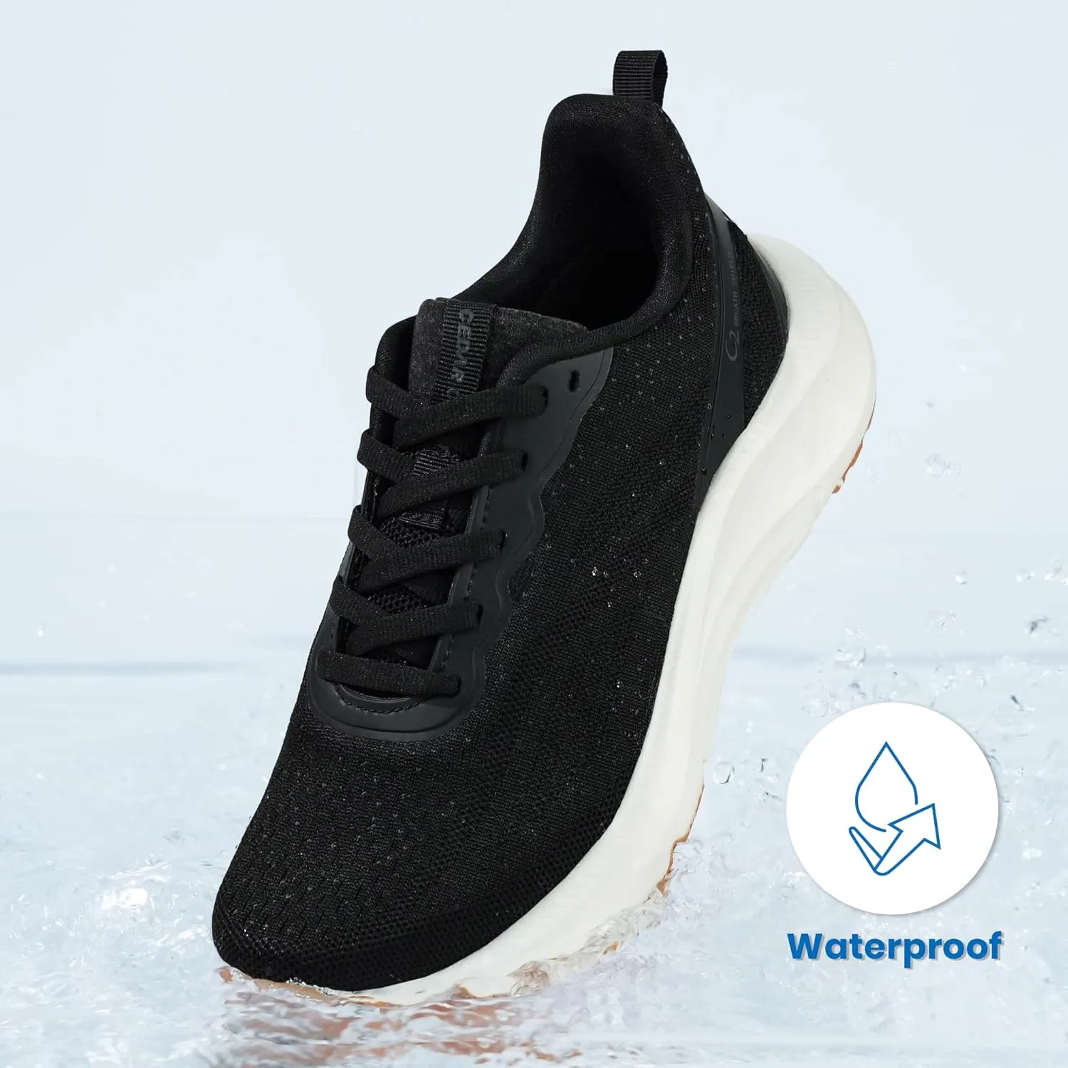starmerx Women's Waterproof Breathable Utility Sneakers Lightweight Slip-Resistant Walking Shoes for All-Day Comfort