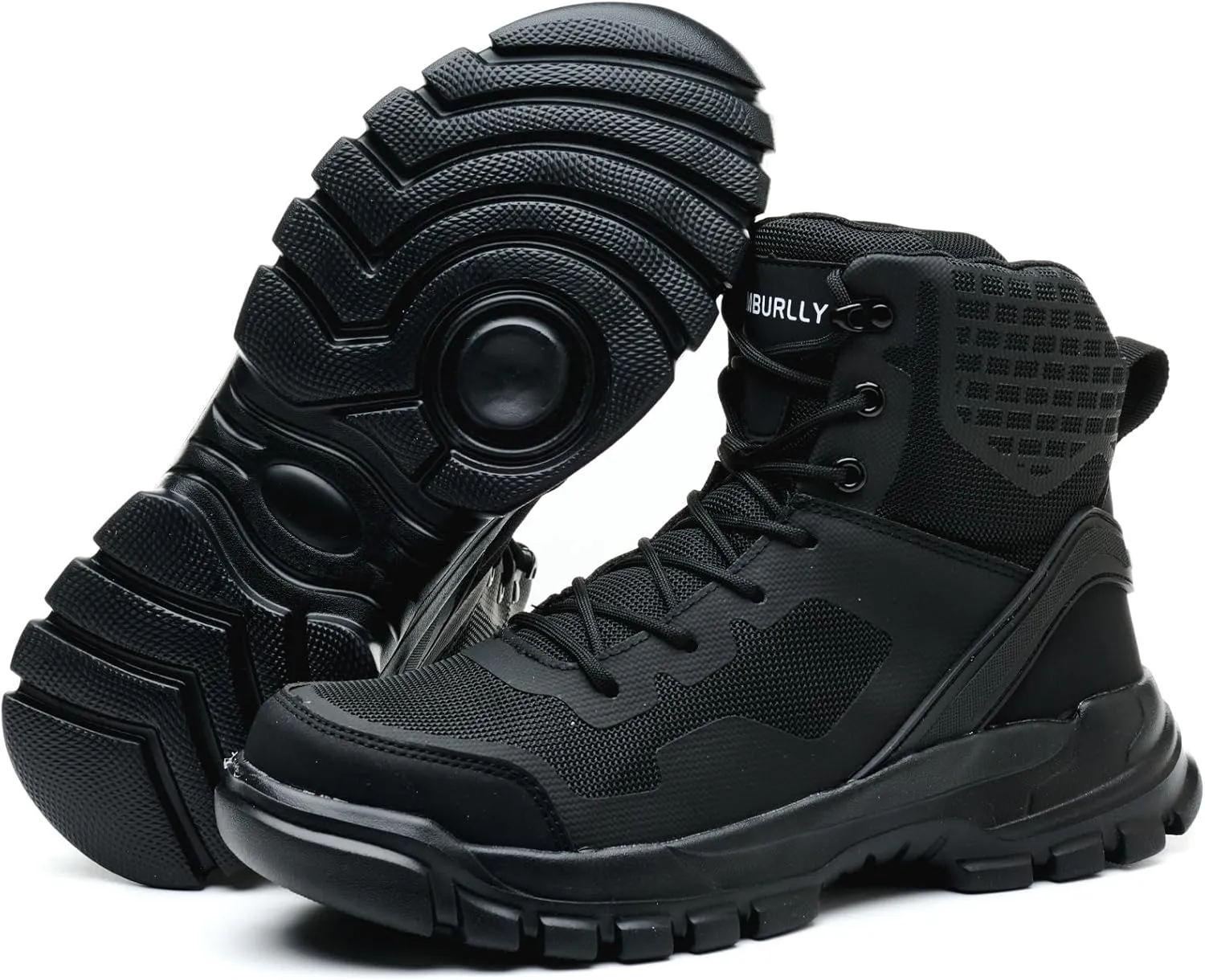 Steel Toe Shoes for Men Women Composite Toe Work Sneakers Indestructible Safety Tennis Shoes Lightweight Breathable Construction Sneakers Puncture Proof Air Cushion Ergonomic Design